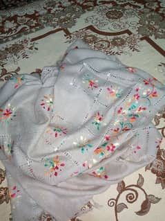 Swati hand embroidered shawl