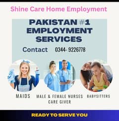 Required Maids, Babysitter, patient Attendants