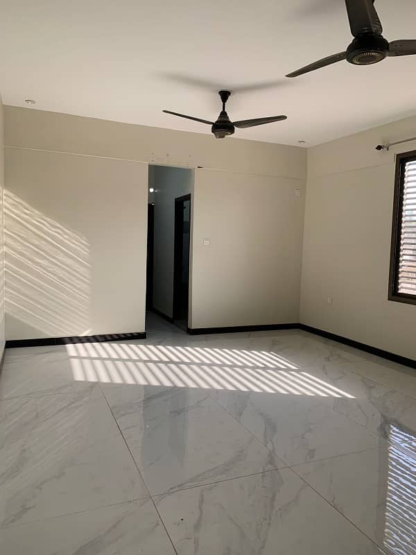 three bed dd west open 1st floor portion for rent in johar 4