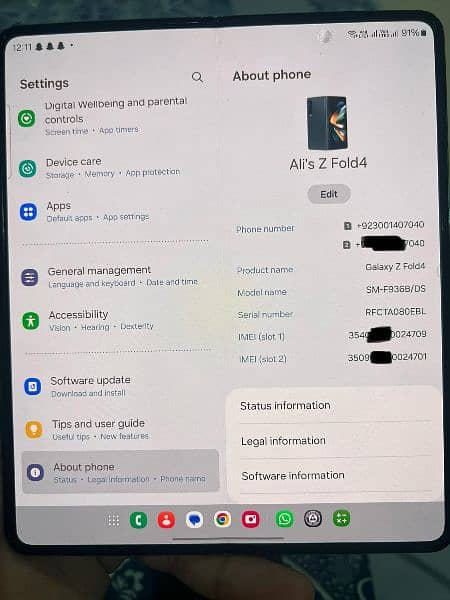 Samsung Galaxy Z Fold 4 512gb 6