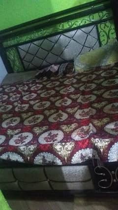 iron double bed . in gulshan hadeed