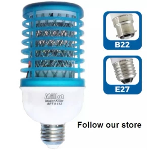 Electric insect killer bulb style LED Flykiller 4