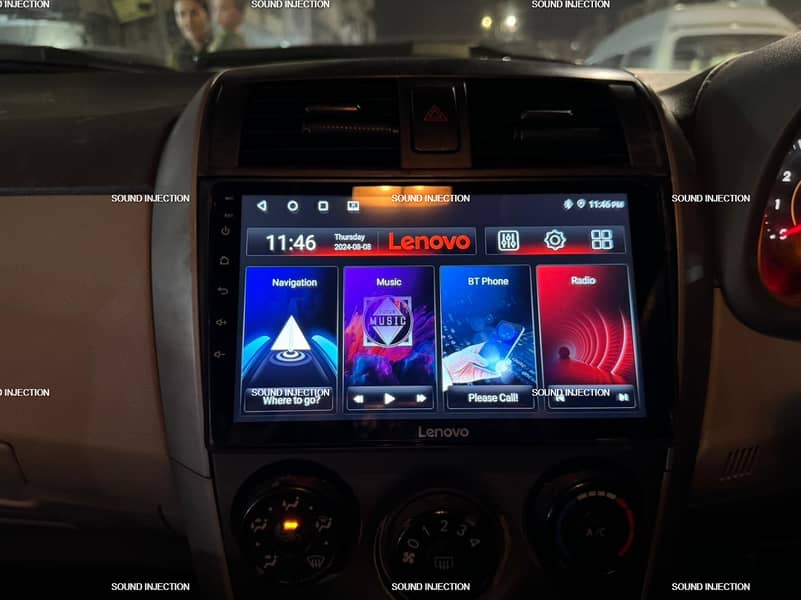 TOYOTA INDUS COROLLA GLI XLI ALTIS GRANDE ANDROID PANEL CAR LED LCD 1