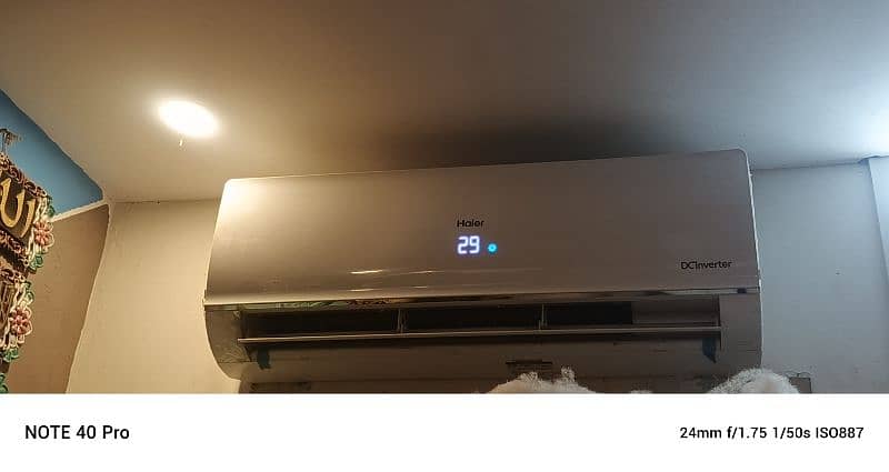 Haier 1.5ton DC inverter AC only 6 month used with warranty 0