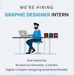 Graphic Design Internee (Paid) cum Office Assistant.