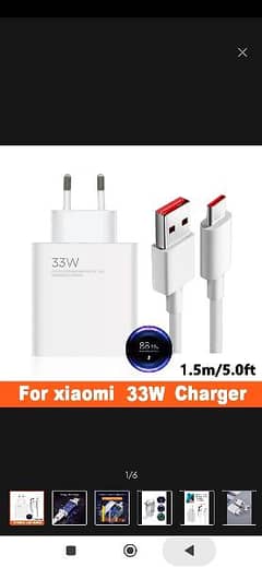 Xioami note 10 lite original charger.