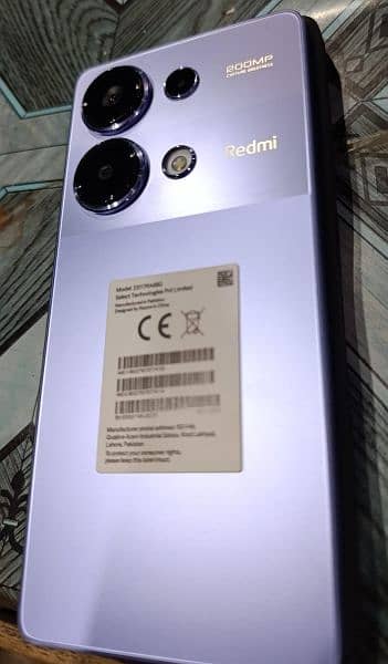 Redme Xiaomi Note 13 Pro 8/256 PTA Approved 0