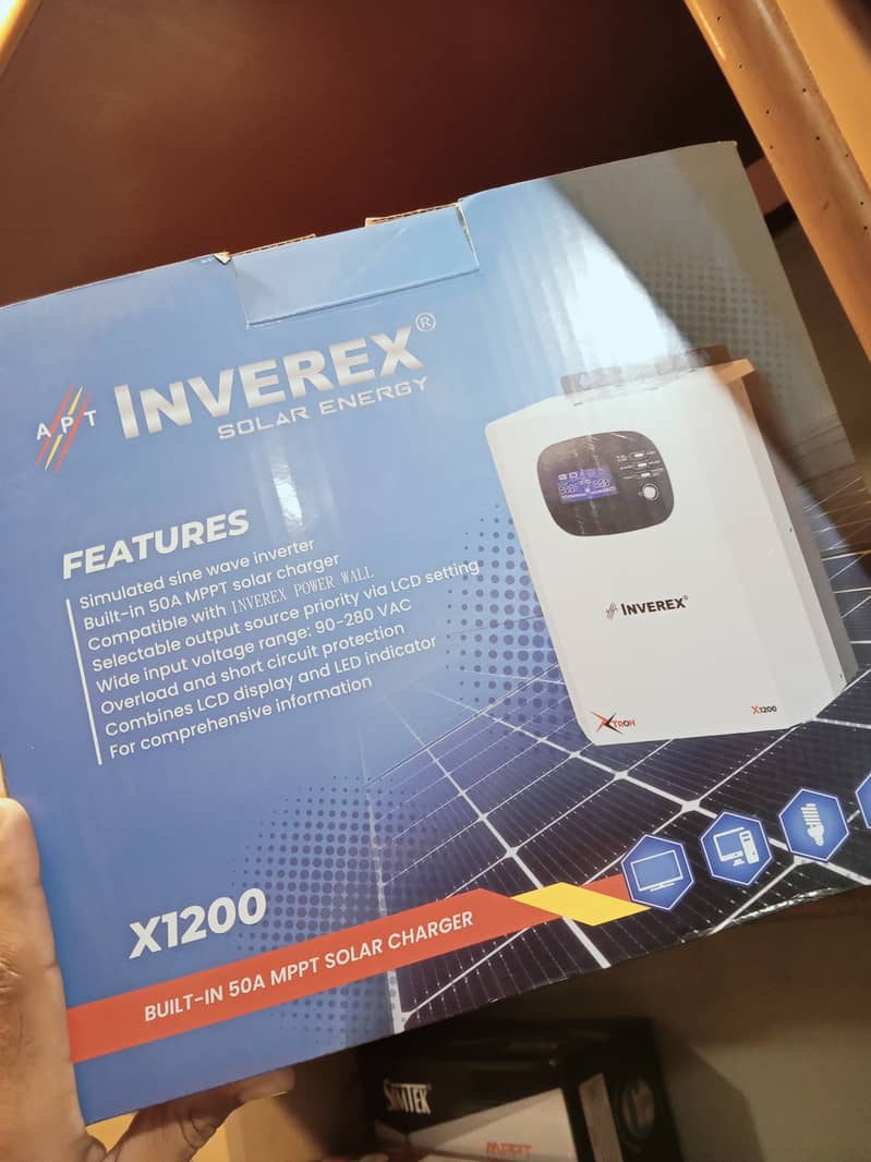 Inverex 1.2kva mppt solar inverter 0