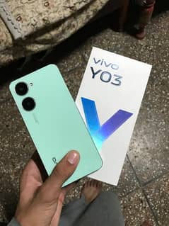 vivo y03 4+4+ 64 10/10 with warranty WhatsApp 03185146868