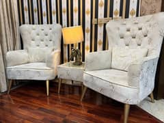 Pair bed room chairs