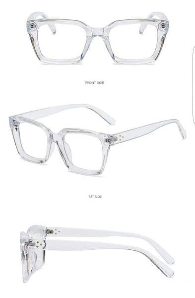 transparent frame sunglasses 1