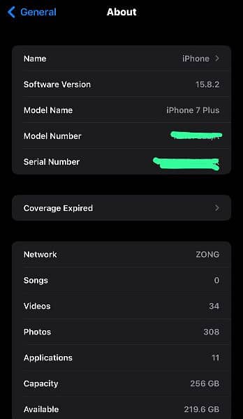 iPhone 7 Plus PTA APPROVED 256 GB 2