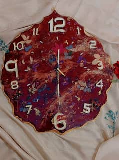 glow in night resin clock 0