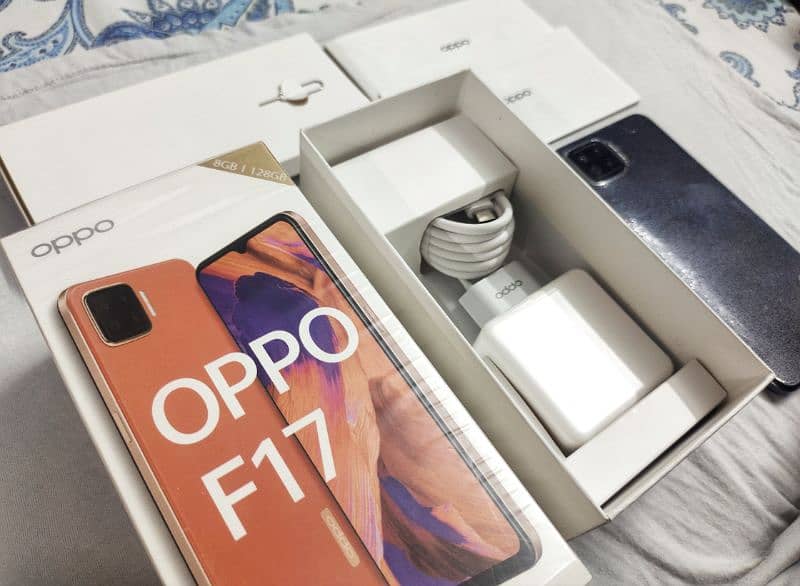 OPPO F17 — Navy Blue — Like new 10/10! 0