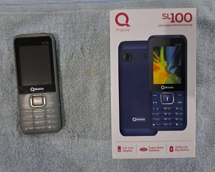 QMobile SL100 in Brand new condition 10/10 — just box open! 2