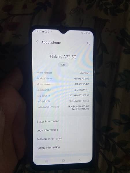 samsung A32 5G non pta 4|128 1