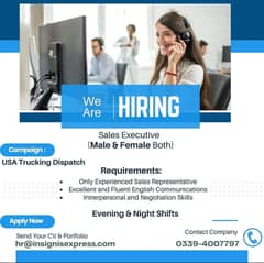 Outbound Sales Agent for USA based Truck Dispatch Company