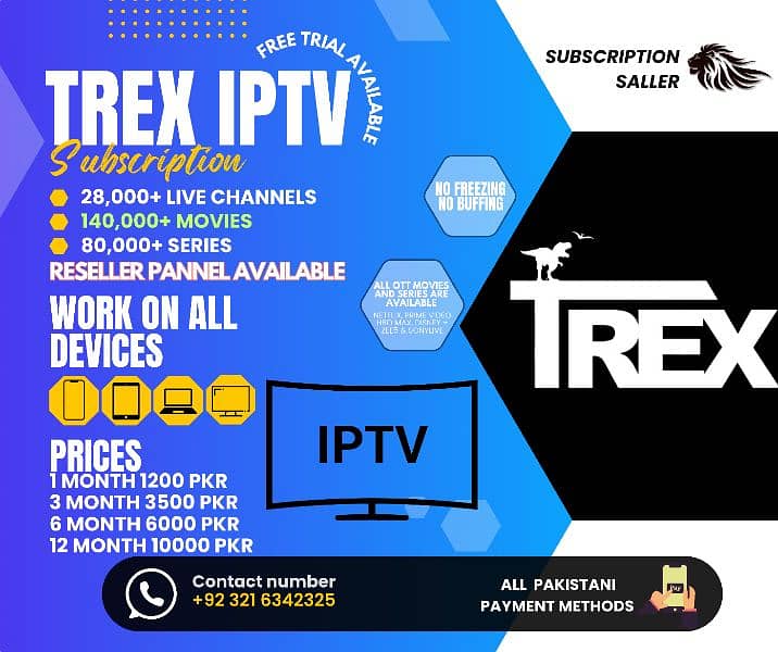 IPTV 4k upto 28000+ Live Tv channels With VOD 0