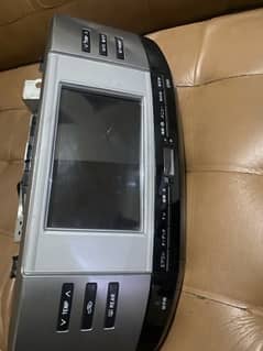 mark x genuine tv head unit screen with radio/cd unit