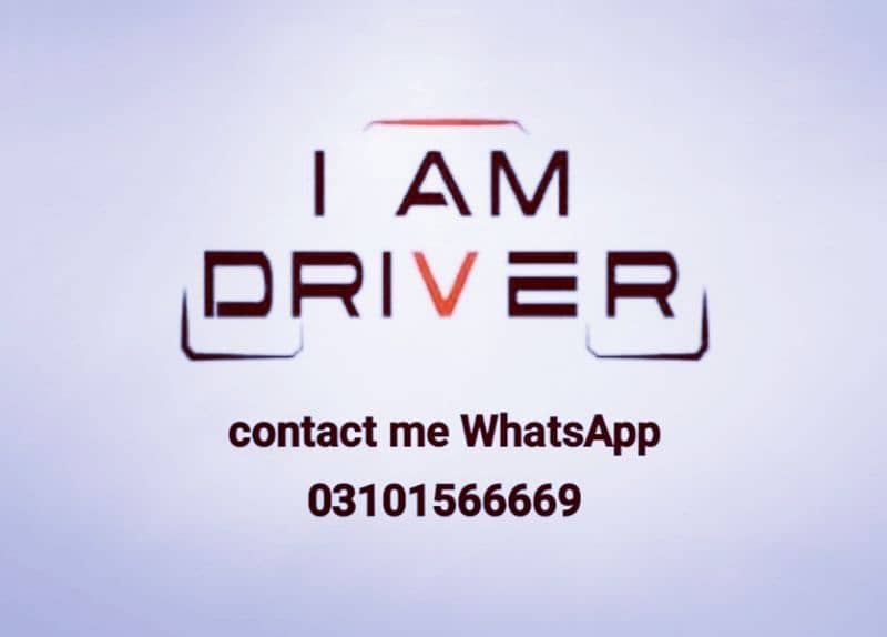 I'm driver I need job 0