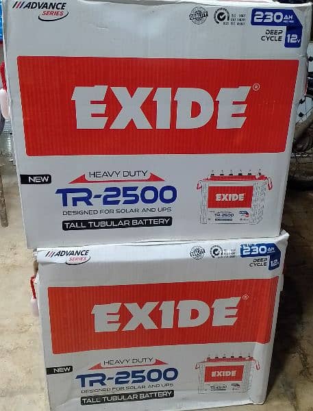 exide tr2500 230ah 1