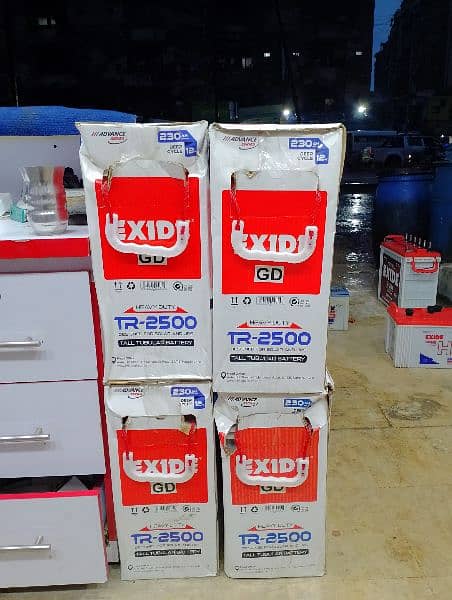 exide tr2500 230ah 2