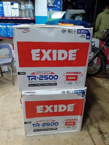 exide tr2500 230ah 3