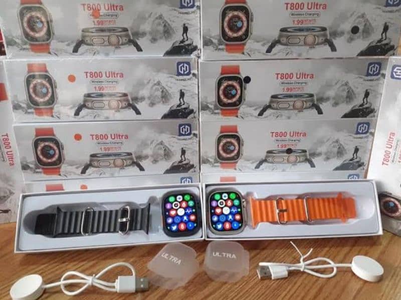 new box pack t800 ultra watch all free delivery all watch available 0