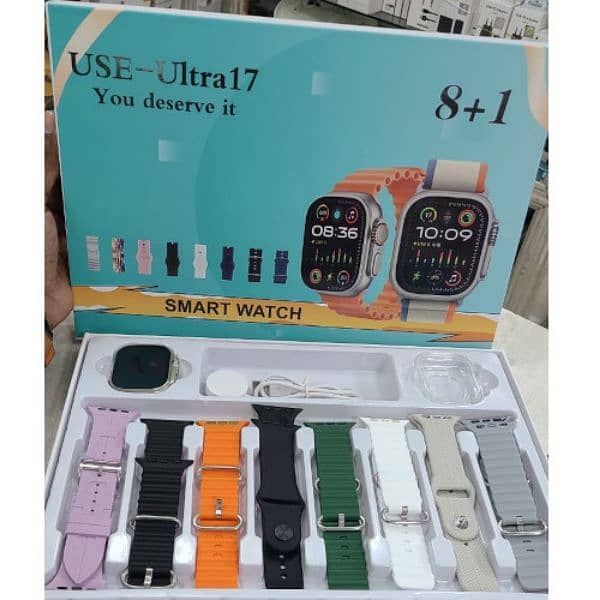 Smart Watch Ultra17 – 8-in-1 Strap Collection 3