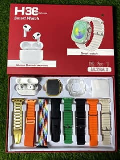 Digital Ultra Watch with 8 Interchangeable Straps