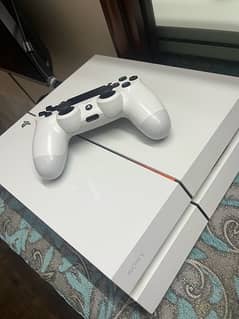 ps4 glacier white with original controller