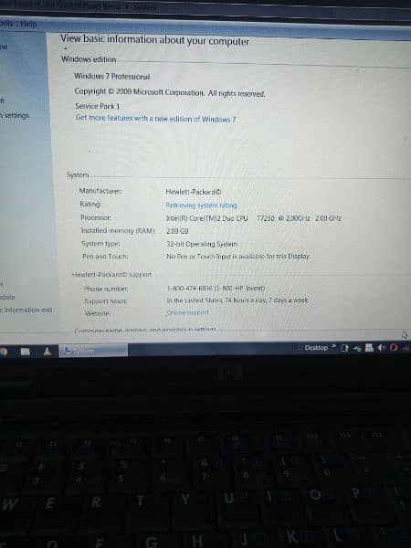 9000 RS HP laptop for sale complete urgent  price negotiable 4