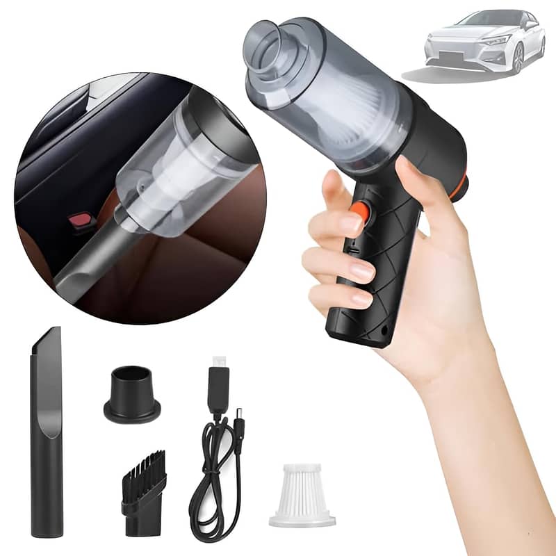 Car Cordless Vacuum Cleaner,High Suction Power Mode Portabl 6000pa 17