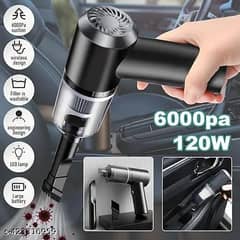 Car Cordless Vacuum Cleaner, 6000pa High Suction Power Mode Portable