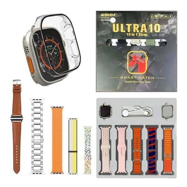 Ultra 10 Smart Watch available 10 in 1 strap 2