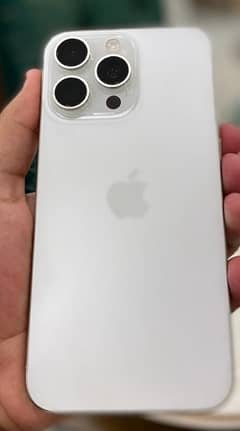 iPhone 15 PM 256gb JV white titanium