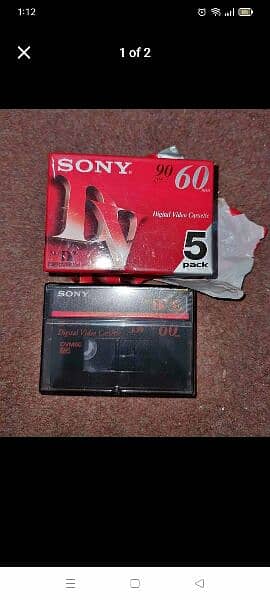 SONY Mini DV Digital Video Cassette DV SP 60 min/LP 90 min DVM60 0