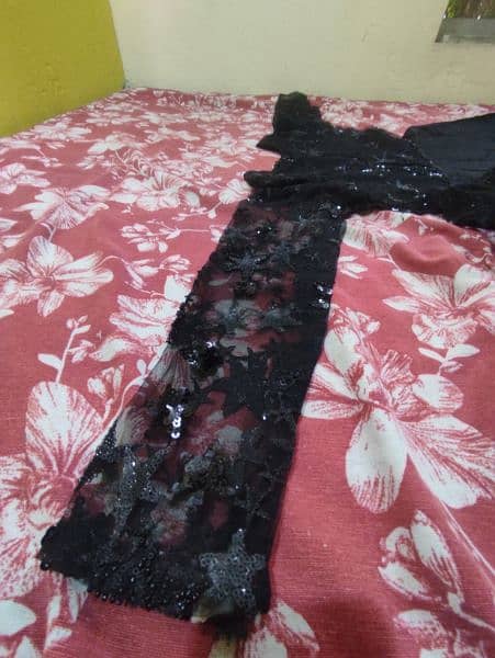 Black long maxi bilkul new h 7