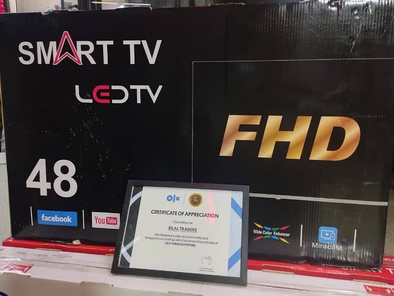 43 inch  led tv samsung android smart 4k Delivery free 03224342554 0