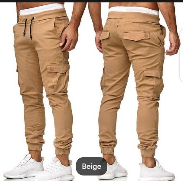 Men's High Stretch Multipocket skinny cargo pants 2