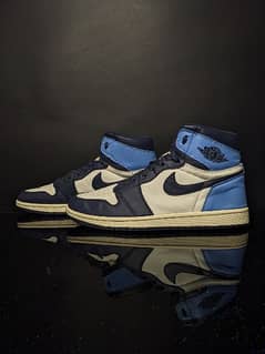 Air Jordan 1 Retro High Obsidian Sneakers/Shoes (Size: EUR 46)