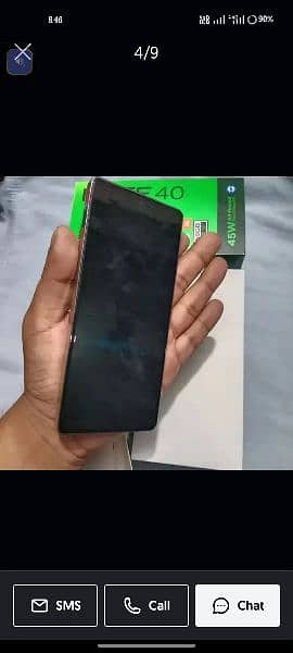 infinix hot 40 16GB 256 GB condition 10 by 10 with box charger 6