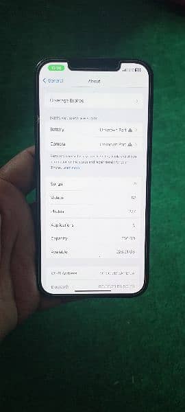 iphone 12 pro max 256gb PTA Approved Back Cracked 4