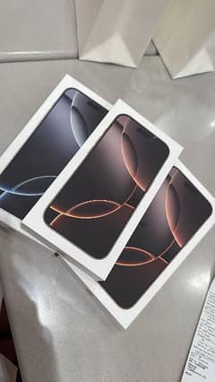 16 Pro Max 512 GB Desert Titanium Box pack Availabile in Lahore