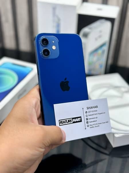 iPhone 12 256GB PTA Approved Blue Colour 4