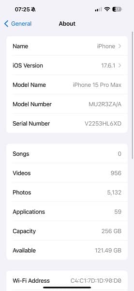 iPhone 15 pro max PTA approved 256 GB 3