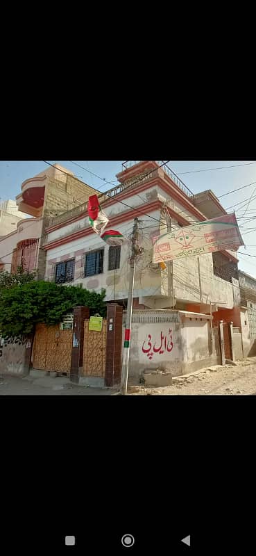 SECTOR 5-B/2 GROUND PLUS ONE PLUS TWO ROOMS ON SECOND FLOOR 12 X 6 CORNER,36 FT WIDE ROAD, NORTH KARACHI 6