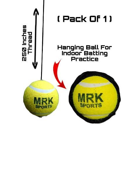 1 Pc Cricket hanging ball for indoor batting practice 1