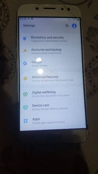 samsung j5pro 10/9 condition pta approved sirf phone hai 1