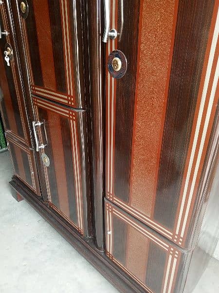 3 doors steel almari 3